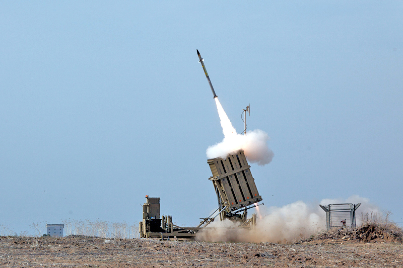 Flickr - Israel Defense Forces - Iron Dome Intercepts Rockets from the Gaza Strip