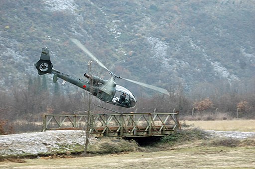 Military of Montenegro training4 gazelle