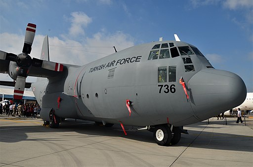 C-130B Hercules TurkishAirForce Teknofest2019 (1)