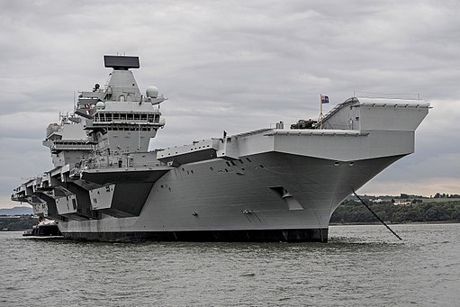 HMS Queen Elizabeth conducts vital system tests off the coast of Scotland MOD 45162795