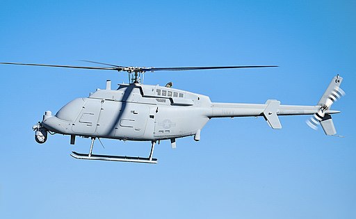 MQ-8C Fire Scout flying over Webster Field Annex