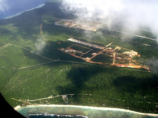 Aerial view of Andersen AFB