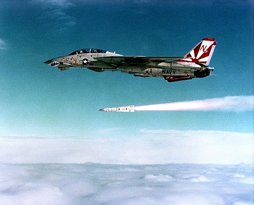 F-14 VF-111 launching Phoenix 1991