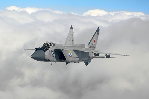 Mikoyan-Gurevich MiG-31BM in flight