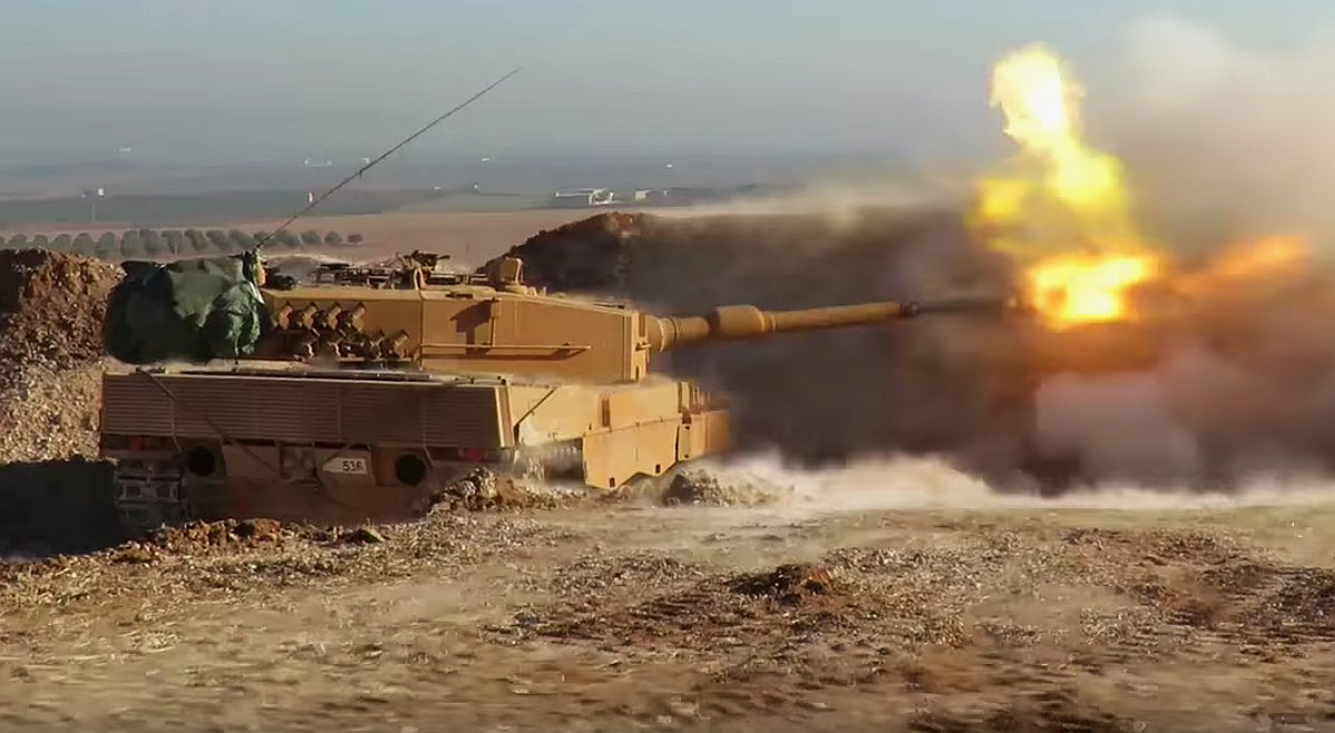 Leopard turco in Siria al-Bab TWITTER