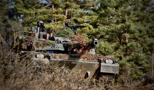 5. Carro Ariete C1 in una fase dell'esercitazione