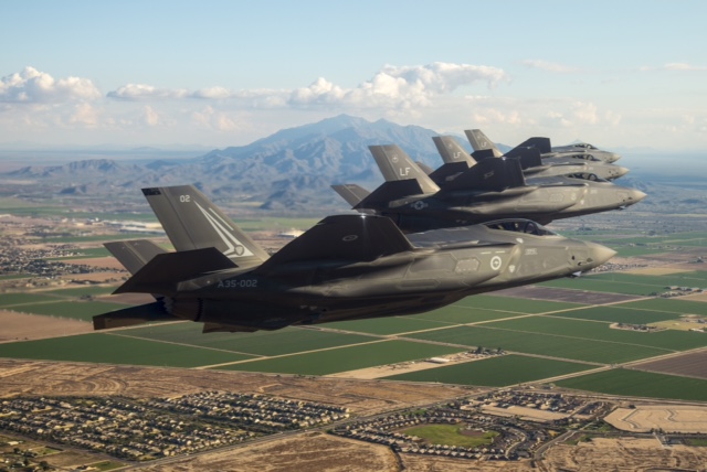 First Royal Australian Air Force F-35A Lightning II Arrives at Luke AFB, AZ, 18 December 2015