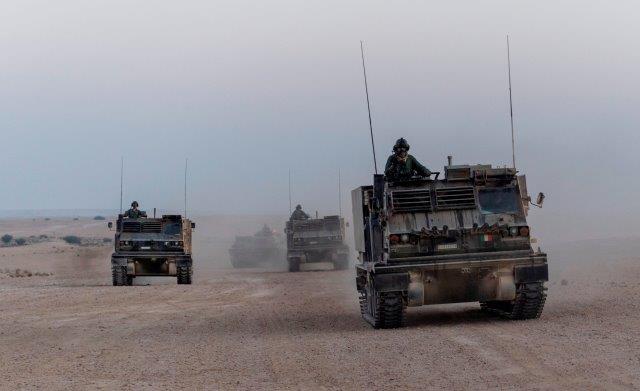 4. Colonna MLRS al Poligono di Al Qalail (002)