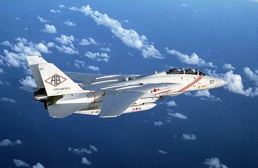 F-14A Tomcat VF-102 in flight 1982